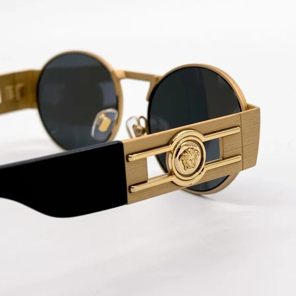 NEW VERSACE VE2264 1002/87 UNISEX VERSACE OVAL DECO  display picture 1